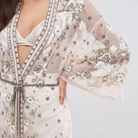 river island kimono dress